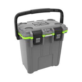 20 QT Elite Coolers, 21.5 qt, 12.6 in x 18.8 in x 17.7 in, Dark Gray/Green