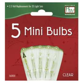 HW 5PK CLR Repl Bulb