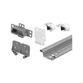 Prime-Line R7125 Drawer Track Kit, Undermount Mounting, Galvanized Steel, Purple