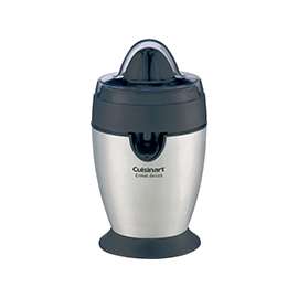 Cuisinart CCJ500 Powered Citrus Juicer, 120 V, 36 oz Bowl, Metal, Black