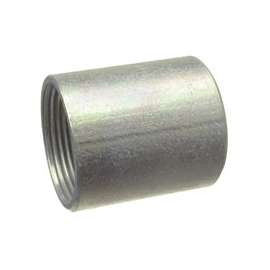 Halex 64015 Rigid Conduit Coupling, 1-1/2 in Threaded, 2.15 in OD, Steel, Galvanized