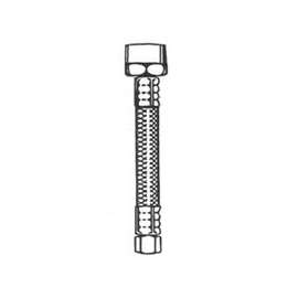 Plumb Pak EZ Series PP23840 Sink Supply Tube, 1/2 in Inlet, Compression Inlet, 1/2 in Outlet, FIP Outlet, 20 in L