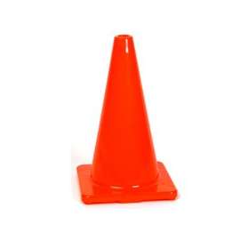 HY-KO SC-18 Traffic Safety Cone, 18 in H Cone, Vinyl Cone, Fluorescent Orange Cone