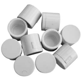 10PK 1/2 SCH40 PVC Cap