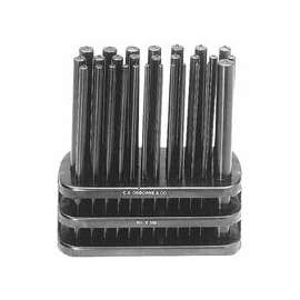 Punch Sets, Transfer Punch Set, Round, English, 28 Punches 3/23 in - 19/64 in