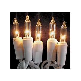 Hometown Holidays U10Y082F Light Set, Christmas, 120 V, 40.8 W, 100-Lamp, Incandescent Lamp, Clear Lamp, 21.96 ft L