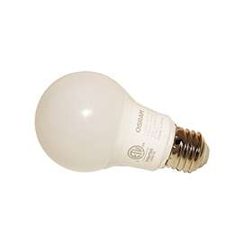 Sylvania 74084 LED Bulb, General Purpose, A19 Lamp, 40 W Equivalent, E26 Lamp Base, Frosted, Bright White Light