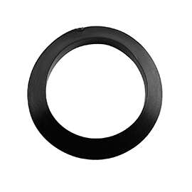 Danco 89170 Flush Valve Shank Washer, 2.35 in ID x 3.15 in OD Dia, Rubber, Black