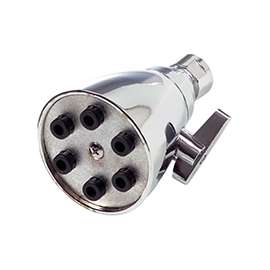 Danco 89203 Shower Head, 1.5 gpm, 1/2 in Connection, IPS, Brass, Chrome