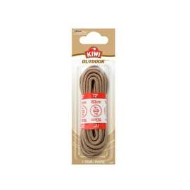 Kiwi 70453 Boot Lace, Rawhide Leather, Golden Brown, 72 in L