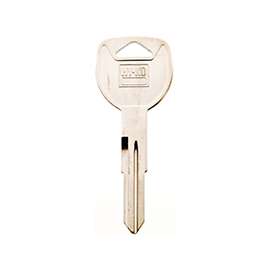 HY-KO 11010HD103 Automotive Key Blank, Brass, Nickel, For: Honda Vehicle Locks