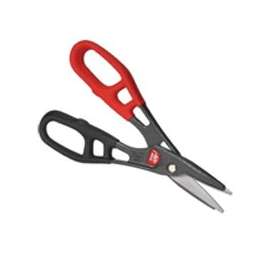 Malco Andy Snip MV12 Combination Snip, 12 in OAL, 3 in L Cut, Left, Right Cut, Steel Blade, Vinyl Grip Handle