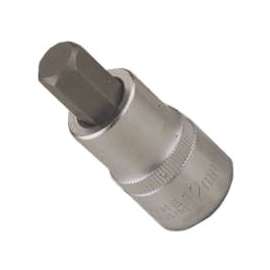 Vulcan Hex Bit Socket, Chrome, 16 mm, 1/2 in Drive, 2-1/2 in OAL