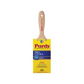 Purdy Pro-Extra Swan 144400730 Wall Brush, Nylon/Polyester Bristle, Beaver Tail Handle
