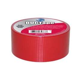IPG 6720RED Duct Tape, 20 yd L, 1.88 in W, Polyethylene-Coated Cloth Backing, Red