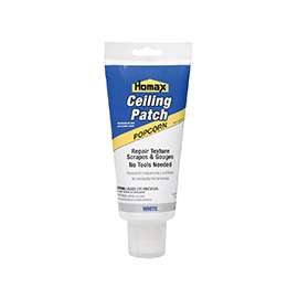 Homax 5225-06 Ceiling Patch, Slurry, Characteristic, White, 5 oz Tube