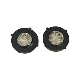 Danco 80070 Hose Washer with Screen, Rubber, Black
