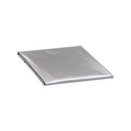M-D 03392 Air Conditioner Cover with Elastic Strap, 16 in L, 27 in W, Polyethylene, Silver