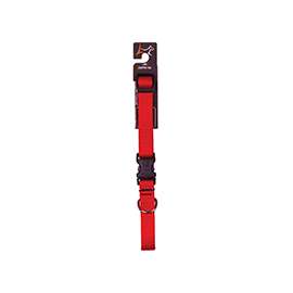 LupinePet 22502 Adjustable Dog Collar, Nylon, Red
