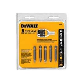 DeWALT DW2506CS Screwdriver Bit Set, 6-Piece