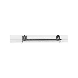 GLADIATOR GAWU24WSBH Wire Shelf, 35 lb Capacity, Steel Shelving, 24 in OAW, 4-1/2 in OAH, 12-1/2 in OAD