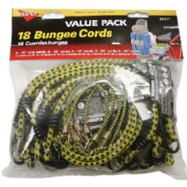 18PC Bungee Cord ASSTD