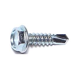 MIDWEST FASTENER 10279 Screw, #10 Thread, 3/4 in L, Hex, Socket Drive, Self-Drilling Point, Steel, Zinc