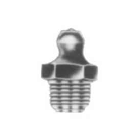 Grease Fittings, Short - Straight, 3 5/64 in, Male/Male, 1/8 in NPT
