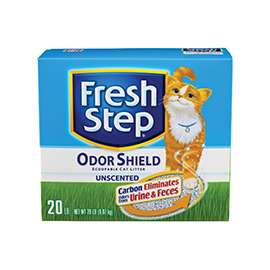 Fresh Step 30393 Cat Litter, 20 lb Capacity, Blue/Gray/Green/White, Dry Solid