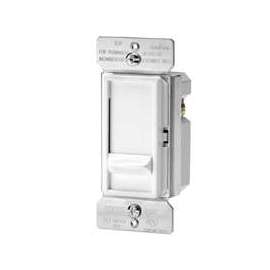 Eaton Wiring Devices SI061-W-K Dimmer, 120 V, 600 W, Incandescent Lamp, White