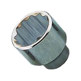 Vulcan MT-SM6055 Drive Socket, 55 mm Socket, 3/4 in Drive, 12-Point, Chrome Vanadium Steel, Chrome