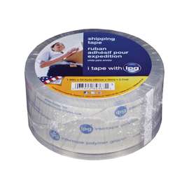 IPG 4367 Shipping Tape, 54.6 yd L, 1.88 in W, Polypropylene Backing, Clear