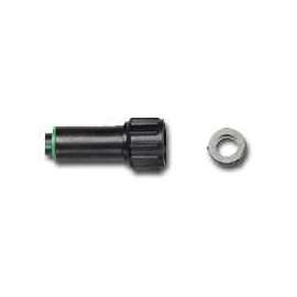 Raindrip R321CT Swivel Adapter, 3/4 x 1/2 in Connection, MPT x Compression, Black