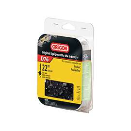 Oregon D76 Chainsaw Chain, 22 in L Bar, 0.05 Gauge, 3/8 in TPI/Pitch, 76-Link