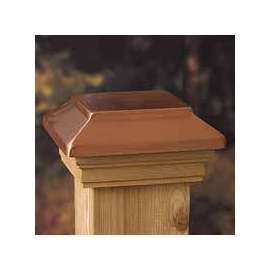 Maine Ornamental 72295 Post Cap, 4 in L, 4 in W, Cedar