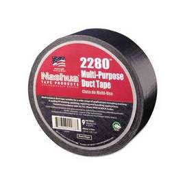 2280 General Purpose Duct Tapes, Black, 55m x 48mm x 9 mil