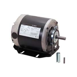 Century GF2054 Electric Motor, 0.5 hp, 1-Phase, 115 V, 1/2 in Dia x 1-1/2 in L Shaft, Sleeve Bearing