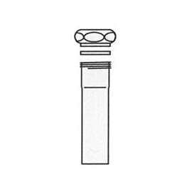 Plumb Pak PP13-8CP Pipe Extension Tube, 1-1/2 in, 8 in L, Slip-Joint, Brass, Chrome