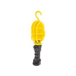 PowerZone ORTL098506 Work Light with Non-Metallic Guard, 6 ft L Cord, Black