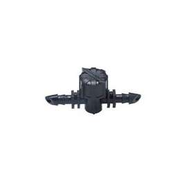 Raindrip R612CT Double Barbed Value, 1/4 in, Plastic