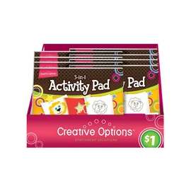 FLP 9861 Activity Pad, 3-in-1 Sheet, 60-Sheet