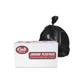 Industrial Drum Liners, 60 gal, 2.7 mil, 38 X 63, Black