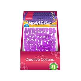 FLP 9906 Alphabet Stickers, Assorted