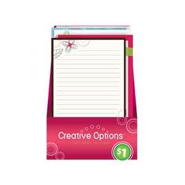 FLP 9866 Decorative Writing Pad, Lined Sheet, 60-Sheet