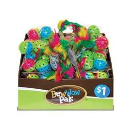 Bow Wow Pals 8855 Cat Toy, Plastic, Assorted