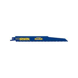 IRWIN 372966 Reciprocating Saw Blade, 6 TPI, Bi-Metal Cutting Edge