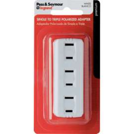 15A125V WHT TPL Adapter