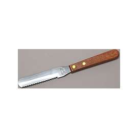 CHEF CRAFT 20801 Cut and Spread Knife, Stainless Steel Blade, Wood Handle