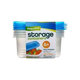 Easy Pack 8068 Storage Container Set, 28 oz Capacity