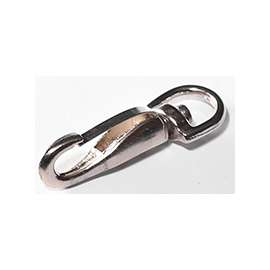 BARON 437-1/2 Spring Snap, 30 lb Working Load, Zinc, Nickel